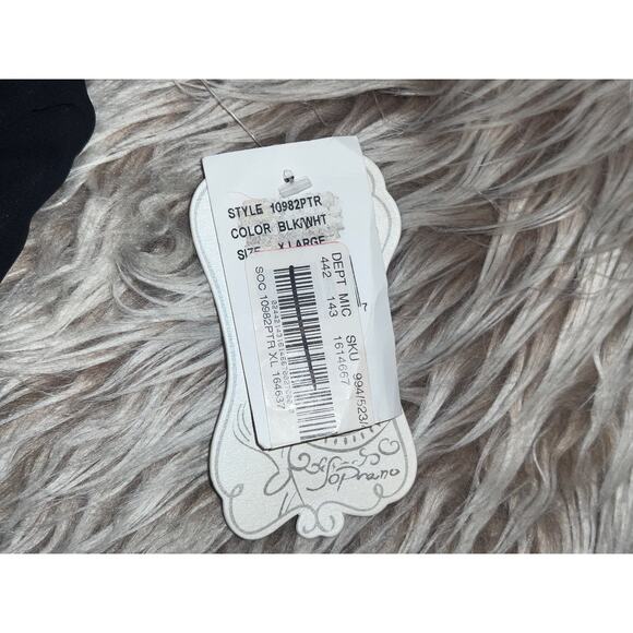 Soprano kids black dress with white flowers - Picture 4 of 9